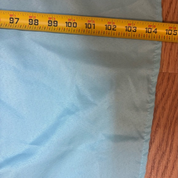 Table Runner 13"x72" Long Cotton Canvas Fabric Egg Blue Machine Washable - Picture 4 of 4